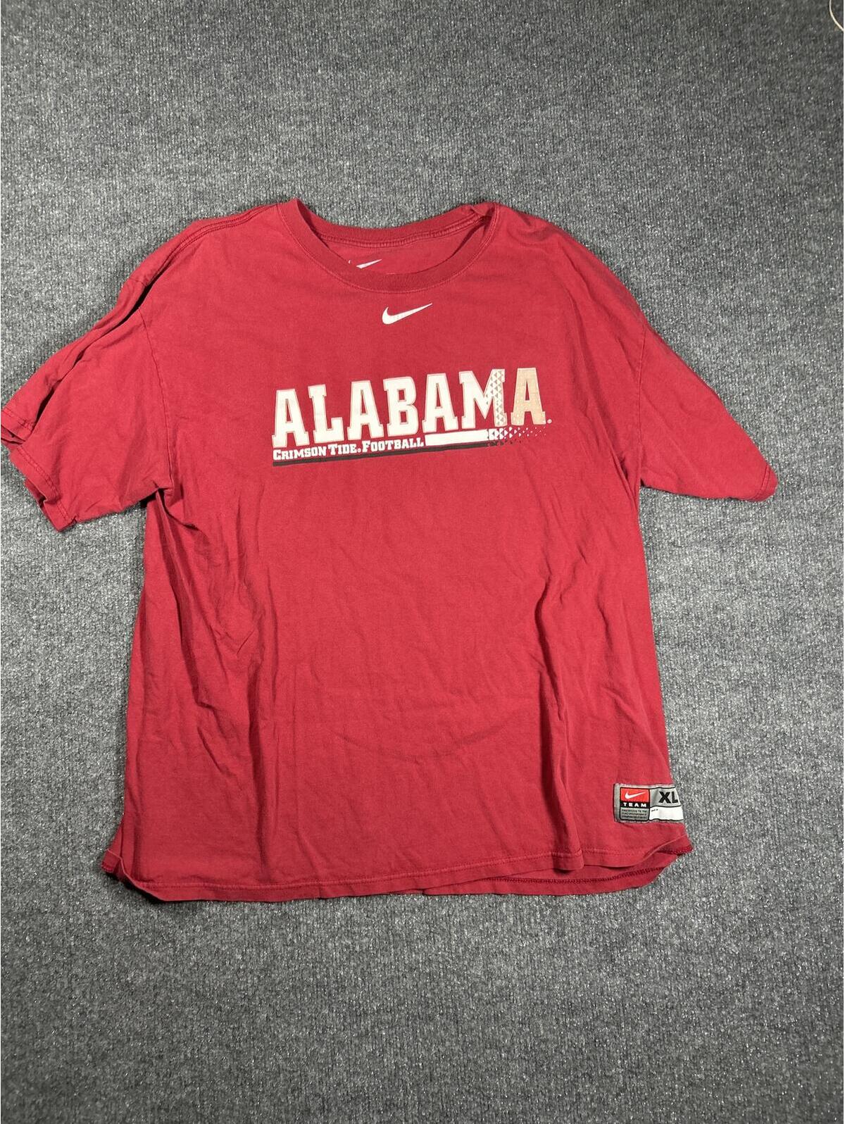 Nike Alabama Crimson Tide Football TShirt Xl